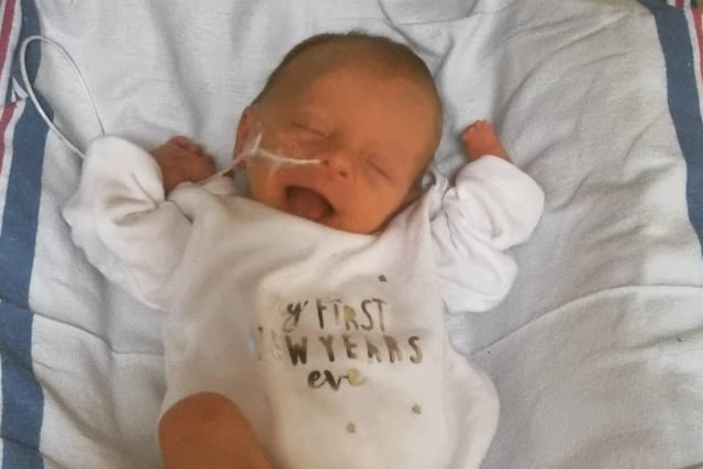 Ella Ivy Blakeley Macneil, born December 16, six weeks premature. Picture: Tasha Blakeley