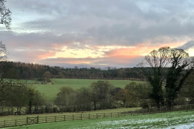 A cold and frosty in the Crimple Valley, photographed by Ann Morris.