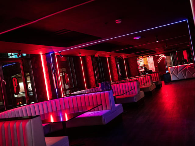 The first floor plays host to the restaurant with luxury VIP booths that can booked for dining and late-night drinking.