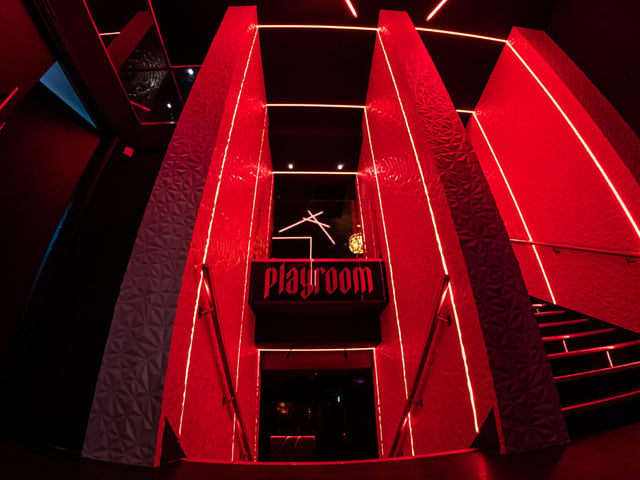 There’s also a stage for live performers with a state-of-the-art VOID sound system and a one-of-a-kind bespoke LED light system.