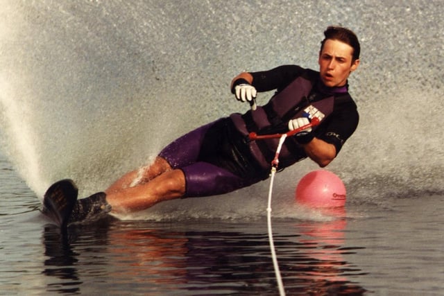This is Rawdon's own Chris Shaw who was making a splash in the world of water skiing.