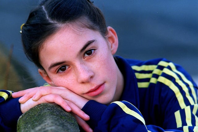 Does this 12-year-old look familiar? It's Rawdon's own Verity Rushworth pictured in December 1997 who would go on to carve out a successful acting career.