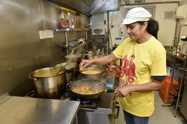 Manjit Kaur blends the familiar spices of North Indian curries with her own take on vegan and veggie street food, from parsnip crisps with Desi ketchup and onion bhajis, to her famous thali which includes Jeera rice, dhal, chickpeas, squash in coconut sauce and roti.