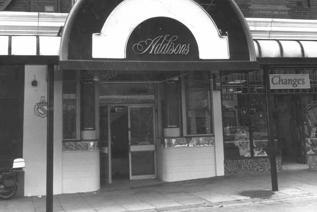 Last but not least - Addisons nightclub in Talbot Square, 1989