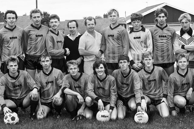 The Hindley Youth Club football team in July 1985.