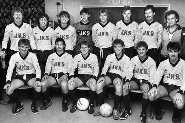 The Orrell Rovers football team in September 1985.