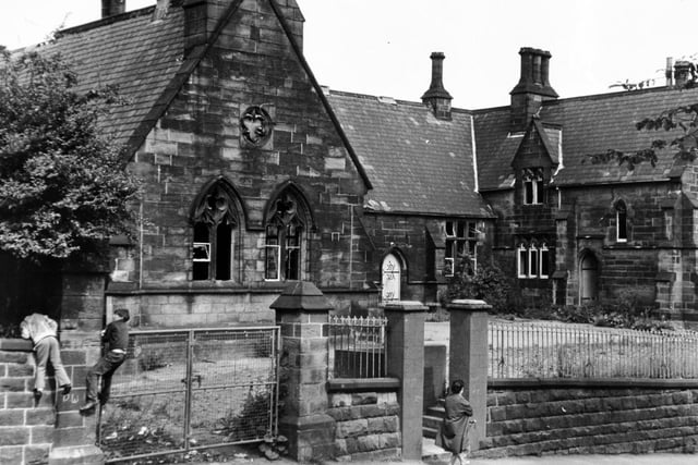 Did you go to this school back in the day? Derelict St. Peter's School on Hough Lane pictured in July 1972.
