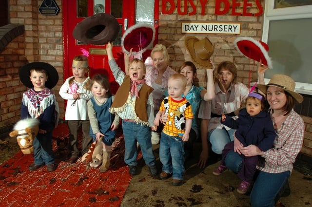 Cowboys and Indians at Busy Bees Nursery, Lostock Hall