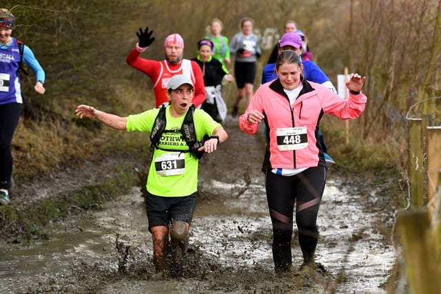"If you love mud and you love a good goodie bag then come along to our race." was the message of organiser Stuart Gall.