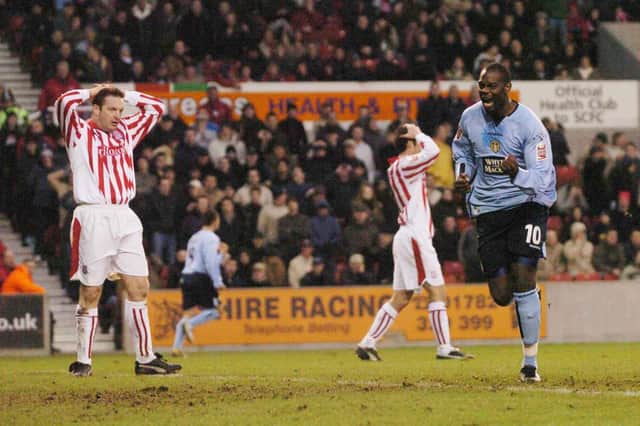 Enjoy these photo memories from Leeds United's 1-0 win against Stoke City at the Britannia Stadium in January 2005. PIC: Steve Riding