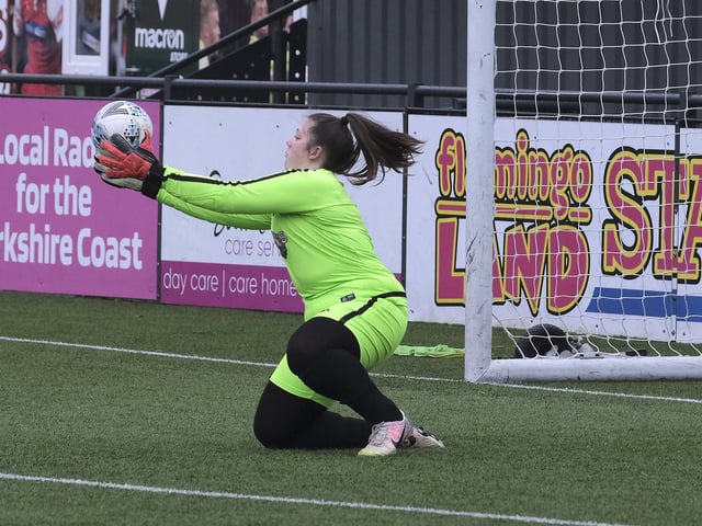 The Boro keeper makes a fine save

Photo by Richard Ponter