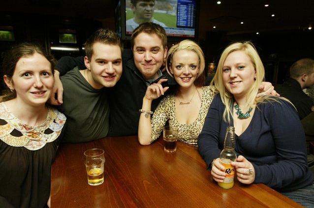 From the left: Linzi, Richard, Chris, Stacey and Danni.