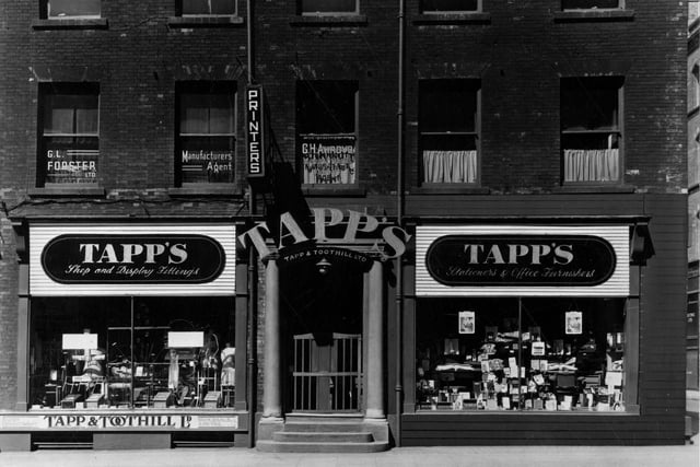 Tapp & Toothill's on King Street pictured in December 1949.