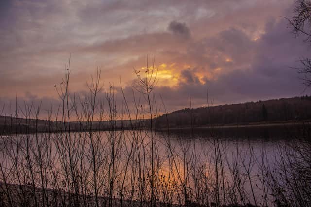 Swinsty Reservoir on a Saturday afternoon in January, taken by Jeannette Wilson.
