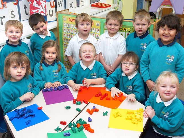 Top of the class! Pictured are the East Whitby Primary School New Year starters.