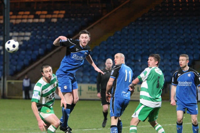 FC Halifax Town looked beaten going into injury time.