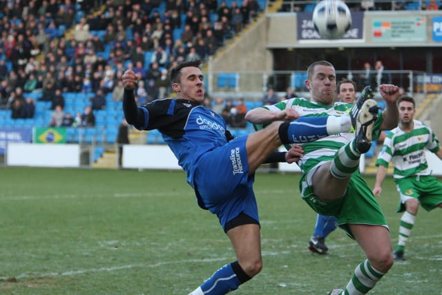 Lee Gregory grabbed the winner for FC Halifax Town in the third minute of injury time.