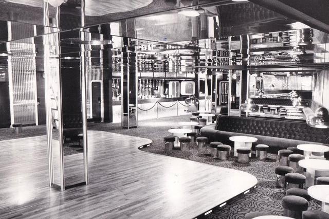 Dubbed as "an oasis where wining, dining and dancing are most important" Leeds Pentagon took over from the burned out Rycrofts building at the corner of Call Lane and Briggate.