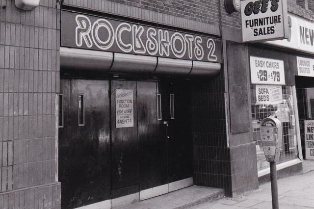 Do you remember Rockshots 2 on Lower Briggate? Pictured in February 1986.
