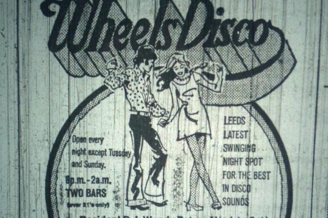 Wheels Disco was marketed as “Leeds’ latest swinging night spot for the best in disco sounds” It was attached to the Windmill Hotel in Seacroft.