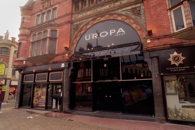 Club Uropa on New Briggate boasted a fierce and loyal following back in the day. By 11pm on a Saturday night the queue to get in was massive.