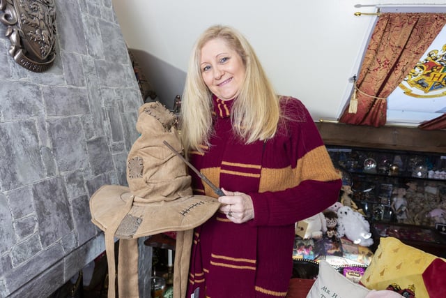 She said: I’ve got the Great Hall and The Gryffindor Common Room, which has been made by a company called Valentines Miniatures. They are going up in value at the moment, so I’m very proud of them.”