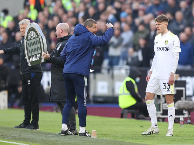 Leo Hjelde prepares to make his Premier League debut.
