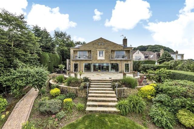 Lake View is currently the second most expensive property on the market in 2022 and is listed for £2,000,000. It sits on an impressive plot on one of north Leeds most-sough after roads - Lakeland Drive. Located in the upmarket suburb of Alwoodley, the house was designed and built by the current owners and offers incredible panoramic views over the Eccup Reservoir.