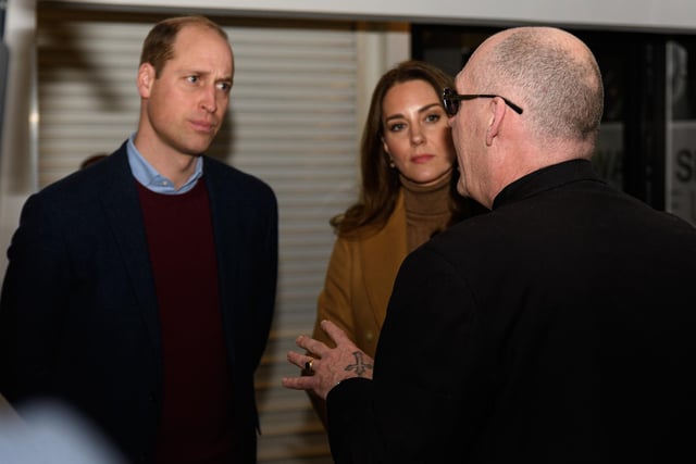 Prince William and Kate Middleton visited Burnley's Church on the Street yesterday (Thursday)