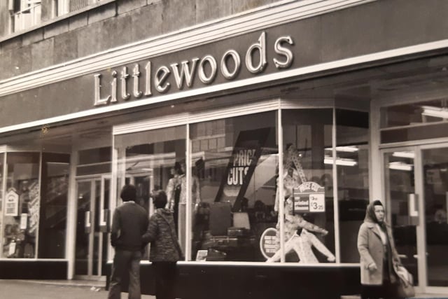 Littlewoods in Church Street is photographed here in October 1975