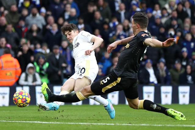 5 - Ran his socks off and produced a fine piece of sweeper play to mop up a Magpies counter attack from a corner but unable to provide what Leeds needed in the no 9 role and squandered United's best chances.