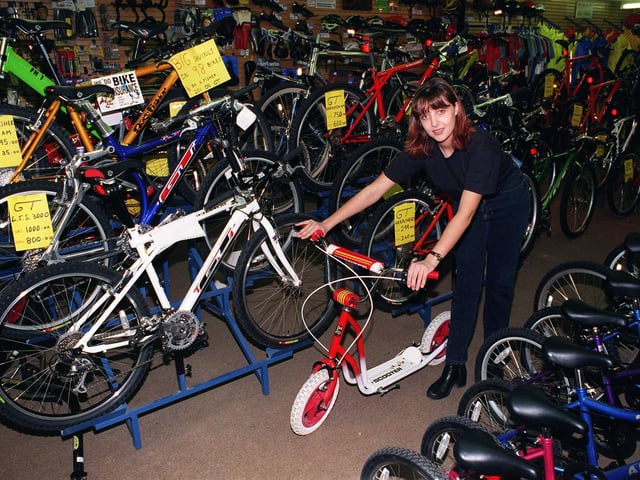 Did you buy a bike from here back in the day? Freewheel on North Lane. Pictured is Michelle Halliday.