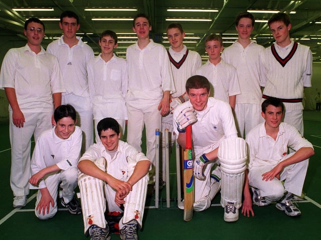 North Leeds Cricket Club, A & B Teams at Headingley Indoor Cricket School for the Final of the U-17s Airedale & Wharfedale League.