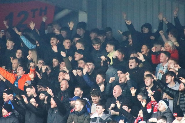 Morecambe's fans could celebrate a second victory in three home league matches