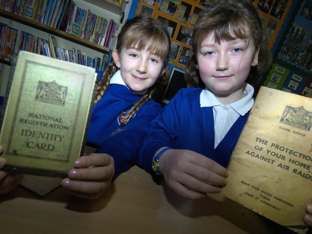 Pupils from Ruswarp Primary School embark on their Second World War project.