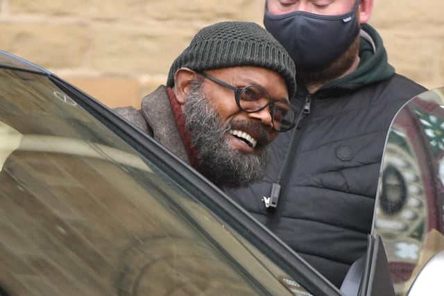 Hollywood star Samuel L Jackson has been filming in Halifax since the start of the week.
