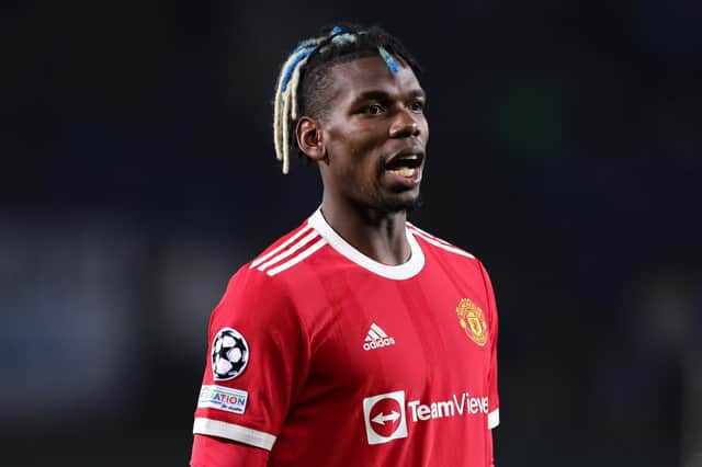 Paul Pogba - The Manchester United midfielder is one of several players out of contract this summer. Picture: Getty Images.