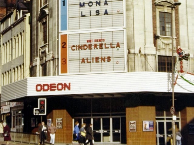 Did you enjoy a night at the flicks here back in the day? The Odeon cinema on the corner New Briggate and The Headrow.