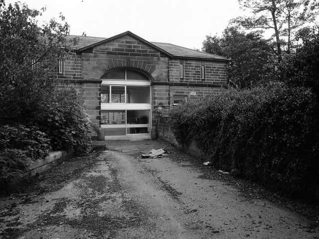 The coach house at Cookridge Hall. It was built by Richard Wormald in 1820.