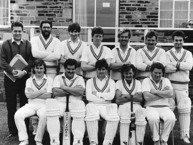 Pool CC who played in the Leeds League pictured in June 1986. Pictured, back row from left, John Holdsworth (scorer), Karl Robins, Alan Stead, Julian Davey, Steven Inman, Richard Bolton and Stephen Wood. Front, from left, Graham Dobson, Ian Keddle, John Wood (captain), Tracey Mahoney and Mick Gray.