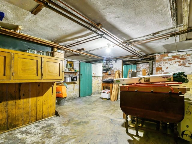 There is a large and useful cellar in the property.