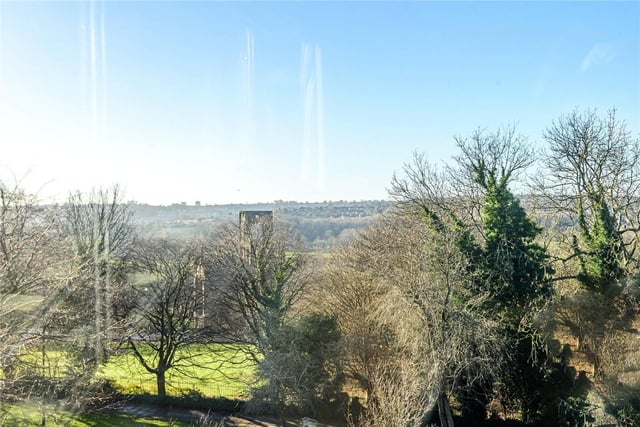 The front bedroom offers amazing views of the Kirkstall Abbey.