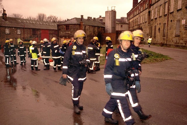 Around 70 firefighters tackled a blaze at Highbury Works off Green Road in Meanwood.