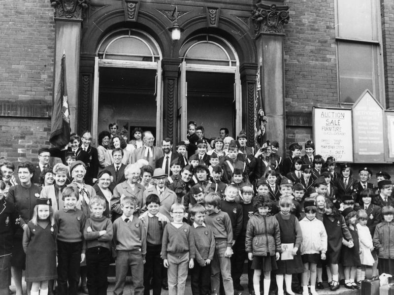 The congregation of Upper Armley Methodist Church gathered together for the final service held on Sunday, May 10, 1987. The church was to be demolished and rebuilt as a community centre.