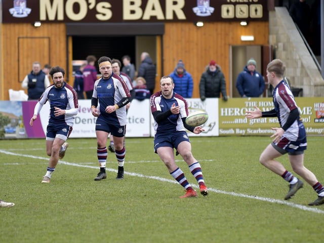 Scarborough RUFC press on in their 32-20 win against Ilkley

Photo by Richard Ponter