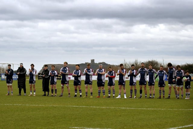 A minute's silence before Scarborough RUFC 32 Ilkley 20

Photo by Richard Ponter