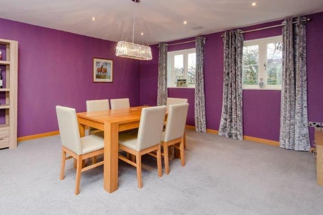 A sizeable dining room could be used for an alternative purpose if preferred, such as a playroom.