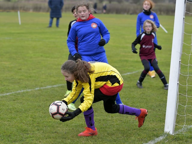 Scarborough Ladies Under-12s 1 Fulford Under-12s 4 in City of York Girls League Cup

Photo by Richard Ponter