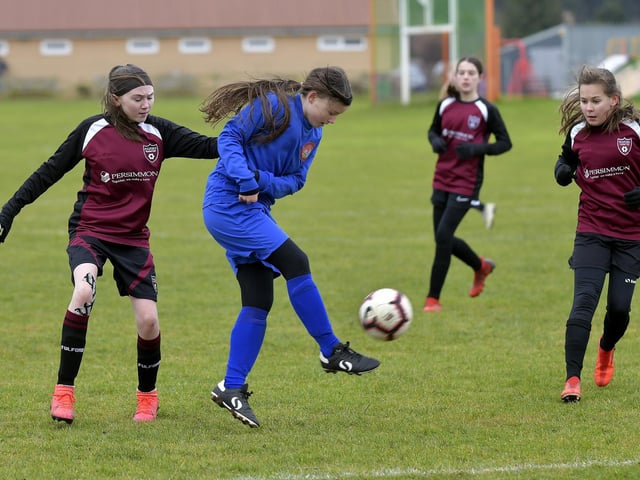 Scarborough Ladies Under-12s 1 Fulford Under-12s 4 in City of York Girls League Cup

Photo by Richard Ponter