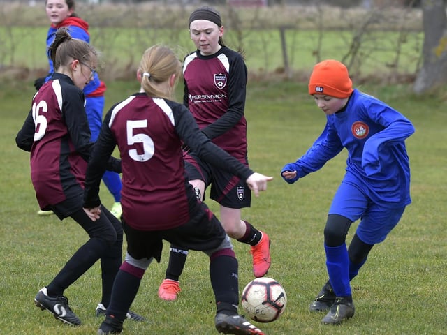Scarborough Ladies Under-12s 1 Fulford Under-12s 4 in City of York Girls League Cup

Photo by Richard Ponter